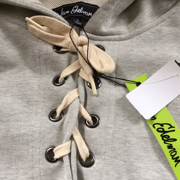 Sam Edelman light grey oversized hoodie SIZE S - Picture 5 of 12